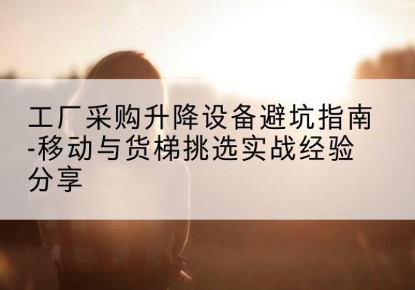 万载移动式升降机怎么选-工厂采购升降设备避坑指南-移动与货梯挑选实战经验分享